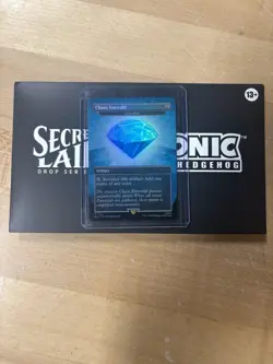 Blue Chaos Emerald - Secret Lair X Sonic - Lotus Petal - Magic The Gathering MTG - Image 1
