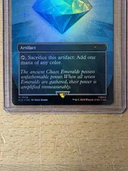 Blue Chaos Emerald - Secret Lair X Sonic - Lotus Petal - Magic The Gathering MTG - Image 2