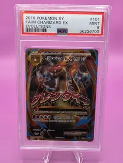PSA 9 MINT M Charizard EX 101/108 Full Art Holo XY Evolutions Pokemon TCG 2016 - Image 1