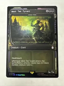 MTG *Grave Titan (West Tek Tyrant) Showcase Foil X1*(NM) Universe Beyond Fallout - Image 1