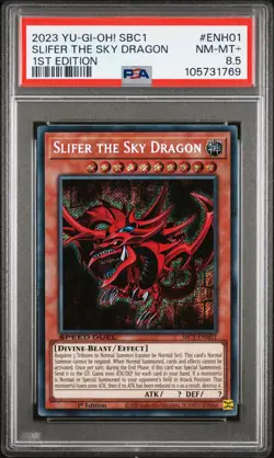 2023 1ST ED #ENH01 SLIFER THE SKY DRAGON PSA 8.5 - Image 1