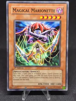 Yu-Gi-Oh! Magical Marionette SDSC-EN010 Spellcaster's Command 1st Edition NM - Image 1