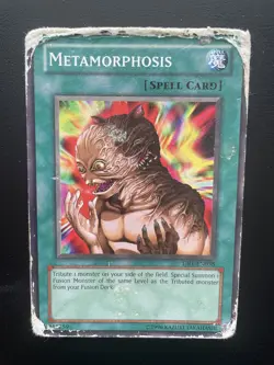 Yugioh Metamorphosis DR1-EN038 Unlimited Edition Common DAMAGED - Image 1