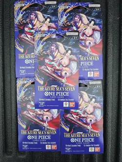 One Piece OP14-EB04 Sleeved Booster Pack (LOT of 5) Free Next Day Shipping - Image 1