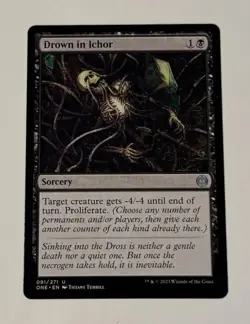 MTG Drown in Ichor - Phyrexia All Will Be One LP - Image 1