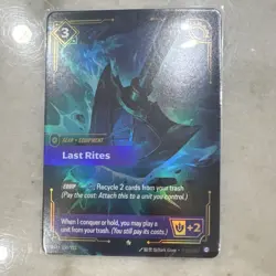 League of Legends Last Rites Equipment Card 150/221 English 2025 - Image 1