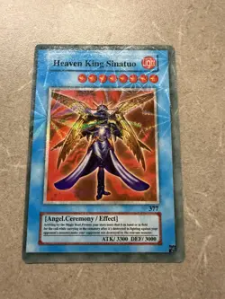 Yu-Gi-Oh! TCG FAKE Card Poorly Translated Heaven King Sinatuo - Image 1
