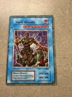 Yu-Gi-Oh! TCG FAKE Card Poorly Translated Mask Monster - Image 1