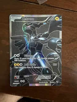 Pokemon TCG Zekrom Black White Holo Full Art Ultra Rare Card 114/114 - Image 1