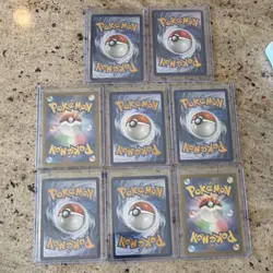 Pokemon TCG 8 Card Full Art Foil Lot. - Image 2