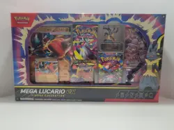 Pokemon Trading Card Game: Mega Lucario ex Figure Collection box NEW SEALED - Image 1