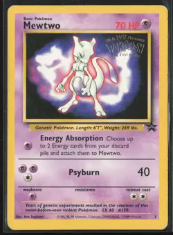 Mewtwo (Movie Promo) Promo WoTC Promo 03/53 HP Pokemon Card - Image 1