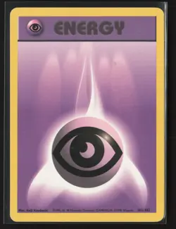 Psychic Energy Common Base Set 101/102 LP Pokemon Card - Image 1