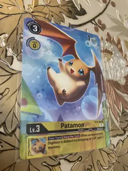 Digimon Card Game Patamon Alternate Art Foil ST3-04 - Image 1