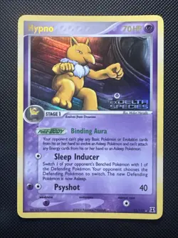 Pokemon TCG Hypno EX Delta Species 23/113 Reverse Holo Rare Card Stamped NM - Image 1