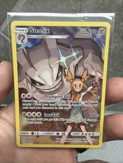Steelix 247/236 Sm-Cosmic Eclipse Holo Pokemon TCG Card - Image 1