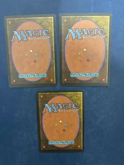 MTG 3X JAPANESE BLACK BORDERED TUNDRA WOLVES FBB MAGIC THE GATHERING WHITE - Image 4