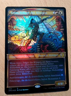 MTG Magic: # FOIL # Astor, Trager der Klingen, Bearer of Blades, DEUTSCH - Image 2