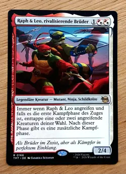 MTG Magic: Raph & Leo, rivalisierende Bruder, Sibling Rivals, DEUTSCH, Turtles - Image 1