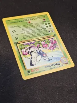 Pokemon TCG Butterfree 33 Jungle 1st Ed Mint / Near Mint - Image 3