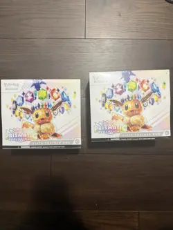 Pokemon Prismatic Evolutions ETB Elite Trainer Boxes NEW Factory Sealed Lot of 2 - Image 1