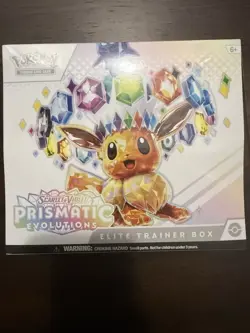 Pokemon Prismatic Evolutions ETB Elite Trainer Boxes NEW Factory Sealed Lot of 2 - Image 2