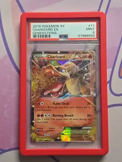 2016 Pokemon XY Charizard EX Generations 11/83 PSA 9 - Image 1
