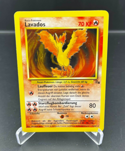 Moltres Lavados German 12/62 Fossil Set Holo Rare Pokemon - Image 1