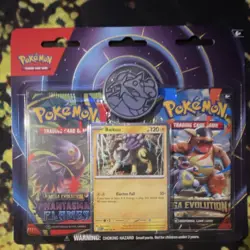 Pokemon TCG Mega Evolution Phantasma Flames Booster Pack 2x Raikou - Image 1