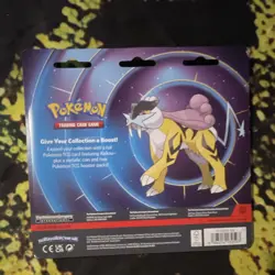 Pokemon TCG Mega Evolution Phantasma Flames Booster Pack 2x Raikou - Image 2