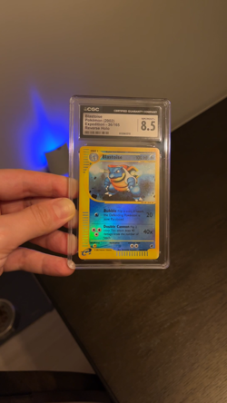 Blastoise CGC 8.5 Pokemon WOTC 2002 Expedition 36/165 Reverse Holo Low POP 30 - Image 2