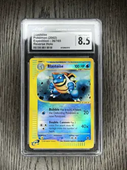 Blastoise CGC 8.5 Pokemon WOTC 2002 Expedition 36/165 Reverse Holo Low POP 30 - Image 3