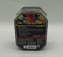 Sealed Pokemon TCG Mega Charizard X EX Tin 4 Booster Packs & Charizard Promo - Image 2
