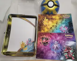 Pokemon trading card game tin and Pokemon ball - Image 3