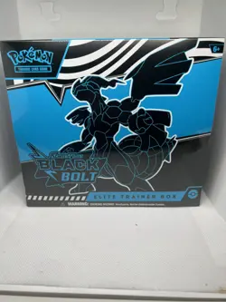 Pokemon Black Bolt Elite Trainer Box ETB Scarlet & Violet New Factory Sealed - Image 1