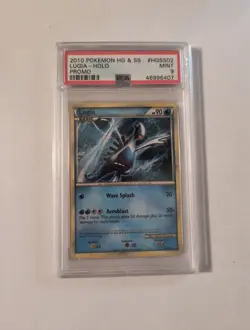 2010 POKEMON HEARTGOLD & SOULSILVER PROMO #HGSS02 LUGIA-HOLO PSA 9 - Image 1