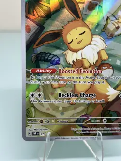 Pokemon TCG Eevee 173 Promo Prismatic Evolutions Illustration Rare English Holo - Image 5