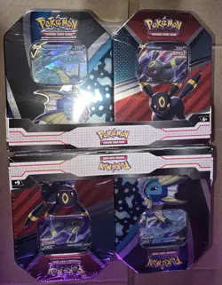 Pokemon TCG Vaporeon V And Umbreon V Eevee Evolutions Tin Set(2 Pack) - Image 3