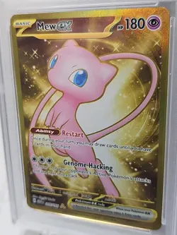 POKEMON 2023 Mew En 151 Hyper Rare MEW EX #205 PSA 9 Mint RARE 🔥🔥 - Image 3
