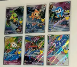 Pokemon First Partner Promo Lot Rowlet Litten Popplio Piplup Chimchar - Image 4