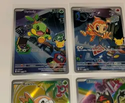 Pokemon First Partner Promo Lot Rowlet Litten Popplio Piplup Chimchar - Image 5