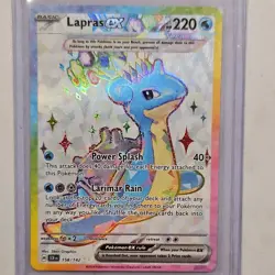 The Pokemon Company Lapras ex Sv07: Stellar Crown 158/142 Ultra Rare Holo - Image 1