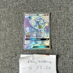 Pokemon TCG Reshiram GX Hidden Fates SV51/SV94 Mint Pack Fresh Gem - Image 1
