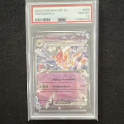 Pokemon TCG Vespiquen ex Obsidian Flames Holo Ultra Rare 096 PSA 10 English - Image 1