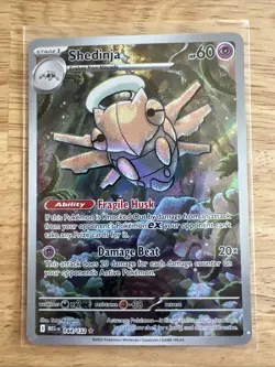 Pokemon Shedinja Illustration Rare Holo 144/132 Me01 Mega Evolution 60 HP Abili… - Image 1