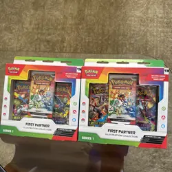 Pokemon TCG First Partner Illustration Collection Series 1 New Sealed x2 - Image 1