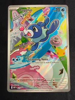 Popplio 045 Holo Promo ME: Mega Evolution Promo Pokemon NM/M - Image 1