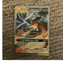The Pokemon Company Reshiram & Charizard GX 20/214 TAG TEAM Holo Rare EN - Image 1