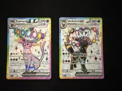 Pokemon TCG SVP Scarlet & Violet Black Star Promos Espeon ex Umbreon ex Holo - Image 2