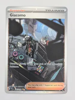2023 Pokemon Paldea Evolved SPECIAL ILLUSTRATION RARE Giacomo #267/193 ILLUS - Image 1